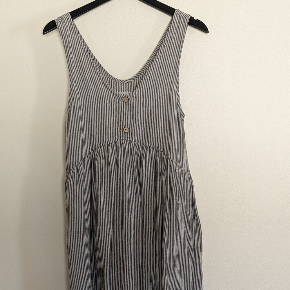 not Perfect Linen Volume Dress (long)